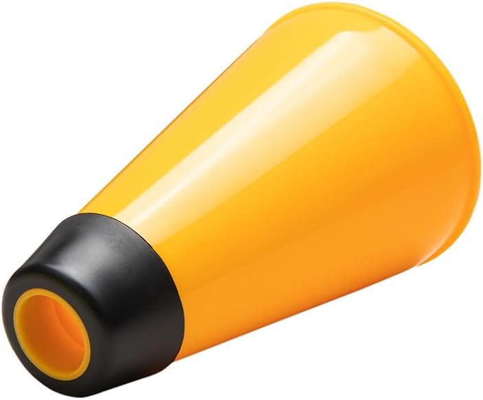 PAMPET Sierra Trumpet Mute, Lightweight Practice Trumpet Mute Silencer (Yellow) - Image 1